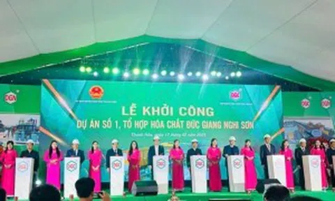 Khởi công 'siêu' dự án tổ hợp hoá chất với tổng mức đầu tư 12.000 tỷ đồng tại Thanh Hóa