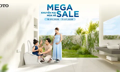 TOTO Việt Nam gia hạn siêu ưu đãi mùa hè: Cùng TOTO “Tô điểm tiện nghi, Tô màu cuộc sống” trọn vẹn hơn.