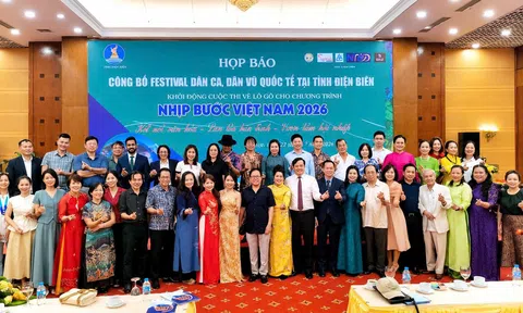 Hơn 100 đoàn nghệ thuật sẽ tham dự Festival Dân ca Dân vũ Quốc tế 2026 tại Điện Biên