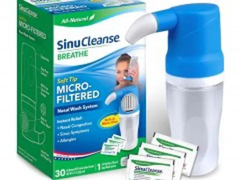 Nghi ngờ nhiễm khuẩn, nước rửa mũi SinuCleanse bị thu hồi