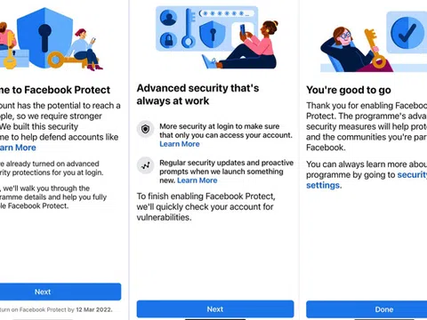 Meta ra mắt chương trình bảo mật tài khoản Facebook Protect tại Việt Nam