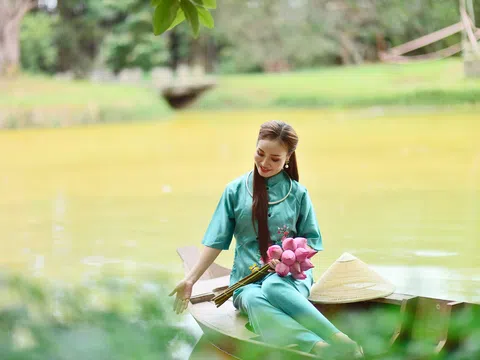 Master Thu Thảo “đốn tim” khoe khoảnh khắc cô gái miền Tây chính hiệu