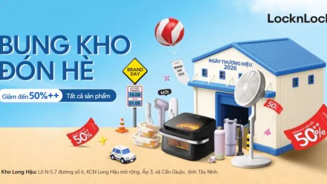 Tham gia thiên đường mua sắm sản phẩm LocknLock tại sự kiện Brand Day